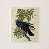 Audubon Raven Bird Classic Artwork ジグソーパズル (縦)