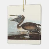 Audubon Seaside Brown Pelican Watercolor Painting セラミックオーナメント (左)