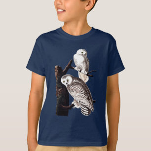 Audubon Snowyのフクロウのワイシャツ、青年 Tシャツ