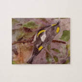 Audubon Warbler絵画's by Louis Agassiz Fuertes ジグソーパズル (横)