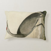 Audubon's Birds of Americaのサンドヒルクレーン アクセントクッション (裏面)