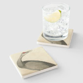 Audubon's Birds of Americaのサンドヒルクレーン ストーンコースター (横)