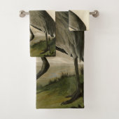 Audubon's Birds of Americaのサンドヒルクレーン バスタオルセット (インサイチュ)