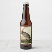 Audubon's Birds of Americaのサンドヒルクレーン ビールラベル (正面)