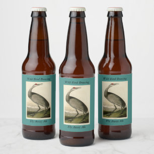 Audubon's Birds of Americaのサンドヒルクレーン ビールラベル