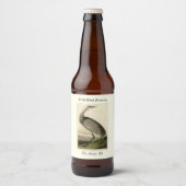 Audubon's Birds of Americaのサンドヒルクレーン ビールラベル (正面)
