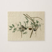 Audubon's Birds of AmericaのCarolina Titmouse ジグソーパズル (横)