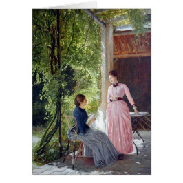 Aufのder Terrasse -芸術カード