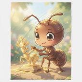 Auf den Spuren des Blütengoldes.1 フリースブランケット (正面)
