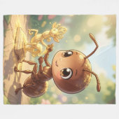 Auf den Spuren des Blütengoldes.1 フリースブランケット (正面(横))