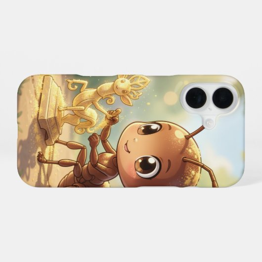 Auf den Spuren des Blütengoldes.1 iPhone 16ケース (裏面横)