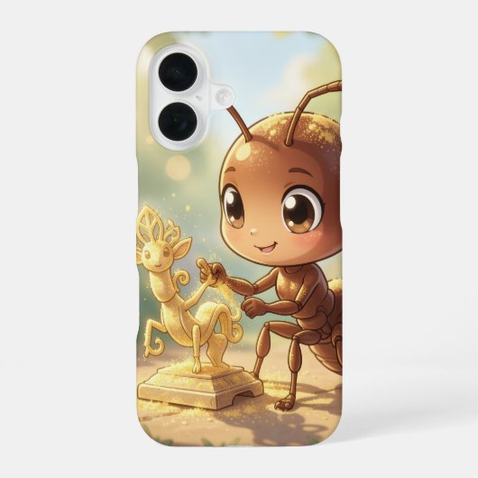 Auf den Spuren des Blütengoldes.1 iPhone 16ケース (裏面)