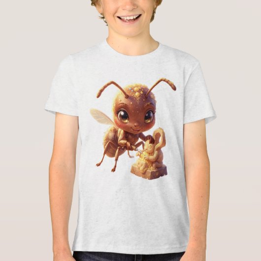 Auf den Spuren des Blütengoldes.4 トライブレンドTシャツ (正面)