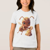 Auf den Spuren des Blütengoldes.4 トライブレンドTシャツ (正面)