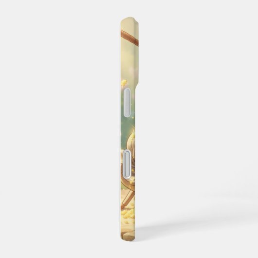 Auf den Spuren des Blütengoldes iPhone 16ケース (右側面)