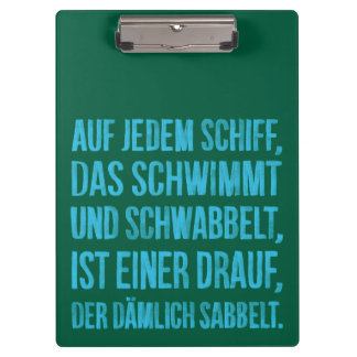 Auf jedem Schiff クリップボード