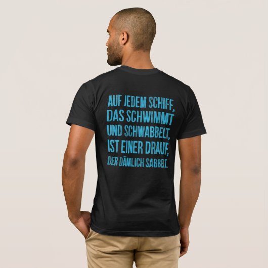 Auf jedem Schiff Tシャツ (裏面フル)