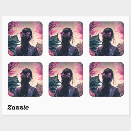 Aufkleber スクエアシール (シート)