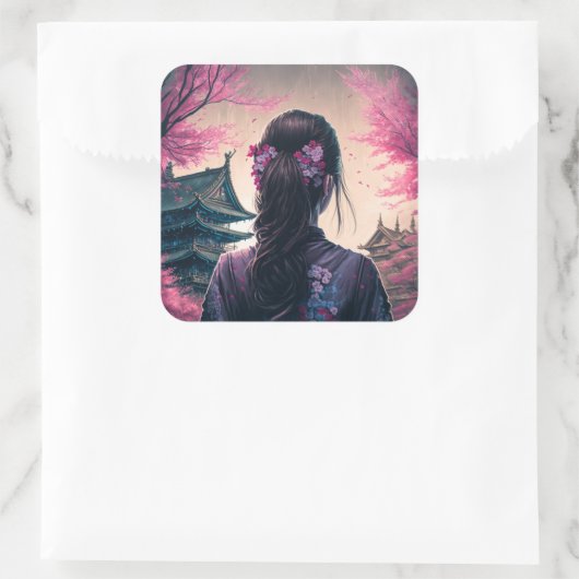 Aufkleber スクエアシール (バッグ)