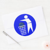 Aufkleber: Anti EU Protest 2c - ラウンドシール (封筒)