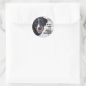 Aufkleber "Appenzeller Sennenhund" ラウンドシール (バッグ)