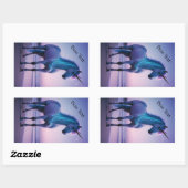 Aufkleber magisches Einhorn 長方形シール (シート)