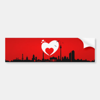 Aufkleber Skyline Berlin バンパーステッカー