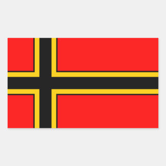 Aufkleber Wirmer Flagge 長方形シール
