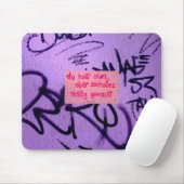 Aufmunterndes Mousepad StreetArt マウスパッド (マウス)