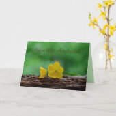 Aufrichtige Anteilnahme ! Mit gelber Blüte.... カード (黄色い花)