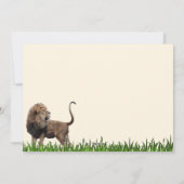 Aug 10, World Lion Day 5 x 7 card シーズンカード (裏面)