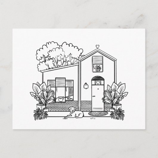 Aug House シーズンポストカード (正面)