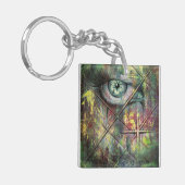 Auge abstrakt キーホルダー (正面左)
