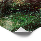 Auge Spielkarten Kreuz ポスター (コーナー)