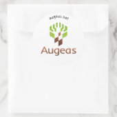Augeas sticker ラウンドシール (バッグ)