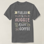 Auggie Mom Australian Shepherd Corgi Coffee Lover- Tシャツ (デザイン正面)
