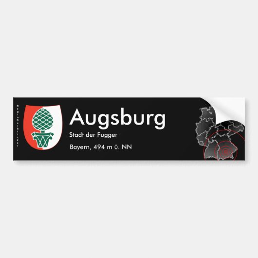 Augsburg 2 バンパーステッカー (正面)