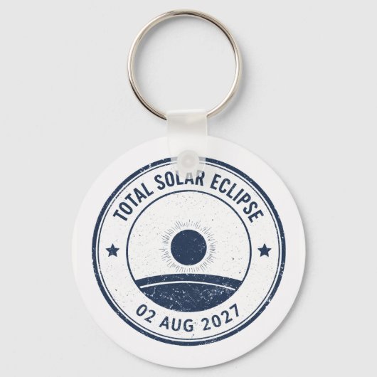 August 2 2027 Solar Eclipse キーホルダー (正面)