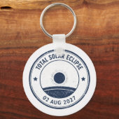 August 2 2027 Solar Eclipse キーホルダー (正面)