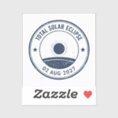 August 2 2027 Solar Eclipse シール (シート)