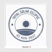 August 2 2027 Solar Eclipse シール (シート)