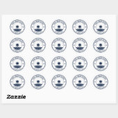 August 2 2027 Solar Eclipse ラウンドシール (シート)