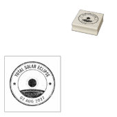 August 2 2027 Solar Eclipse ラバースタンプ (押印)