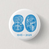 August 5 NYC event 2025 Button - Small 1¼ Inch 缶バッジ (正面)