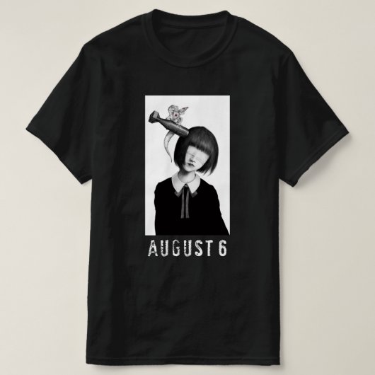 August 6 tシャツ (デザイン正面)