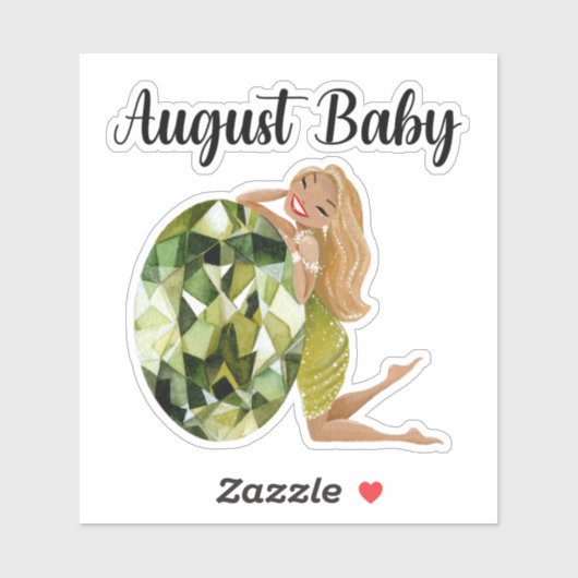 August Baby Birthday Sticker シール (シート)