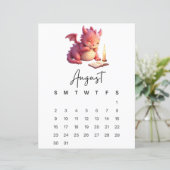 August Baby Dragon Storybook Fantasy Calendar  (スタンド正面)