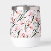 August Birth Flower Gladiolus Watercolor Pattern (正面)