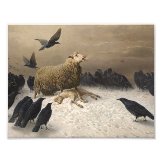 August Friedrich Schenck - Anguish フォトプリント (正面)