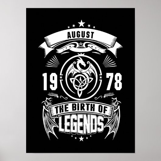 August Gift | 1978 The Birth Of The Legends ポスター (正面)